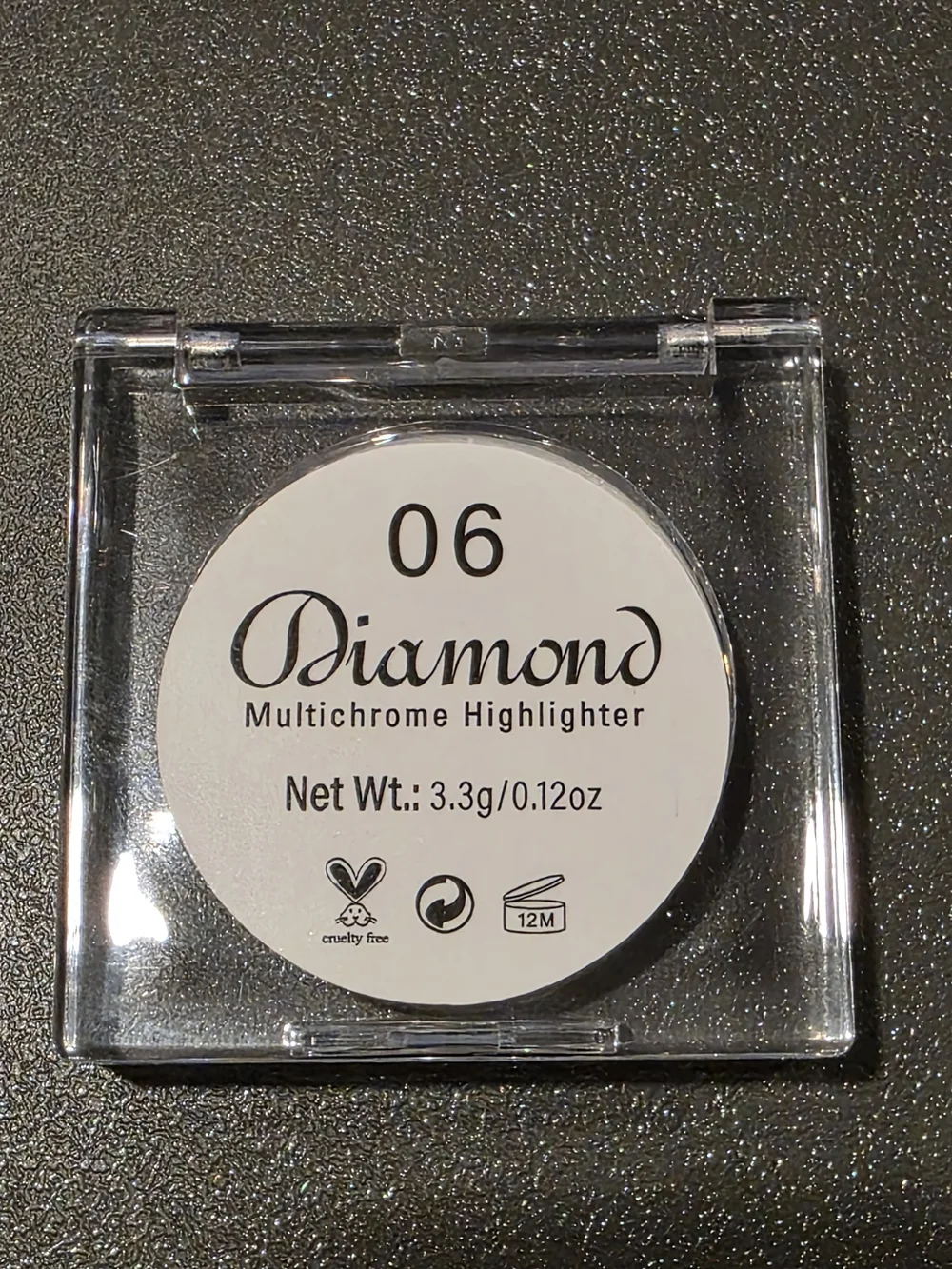Diamond Iridescent Sparkle Eyeshadow - Silver